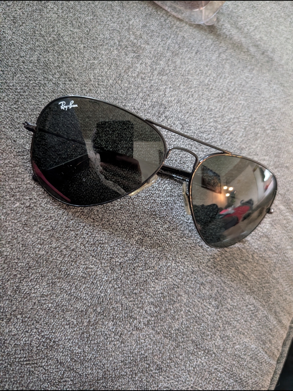 Ray-Ban Classic Aviator Sunglasses - Black Lenses